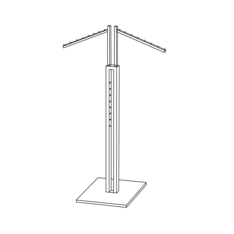2 way display rack - sloping